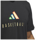 Adidas Ανδρική κοντομάνικη μπλούζα Worldwide Hoops Logo Graphic Tee